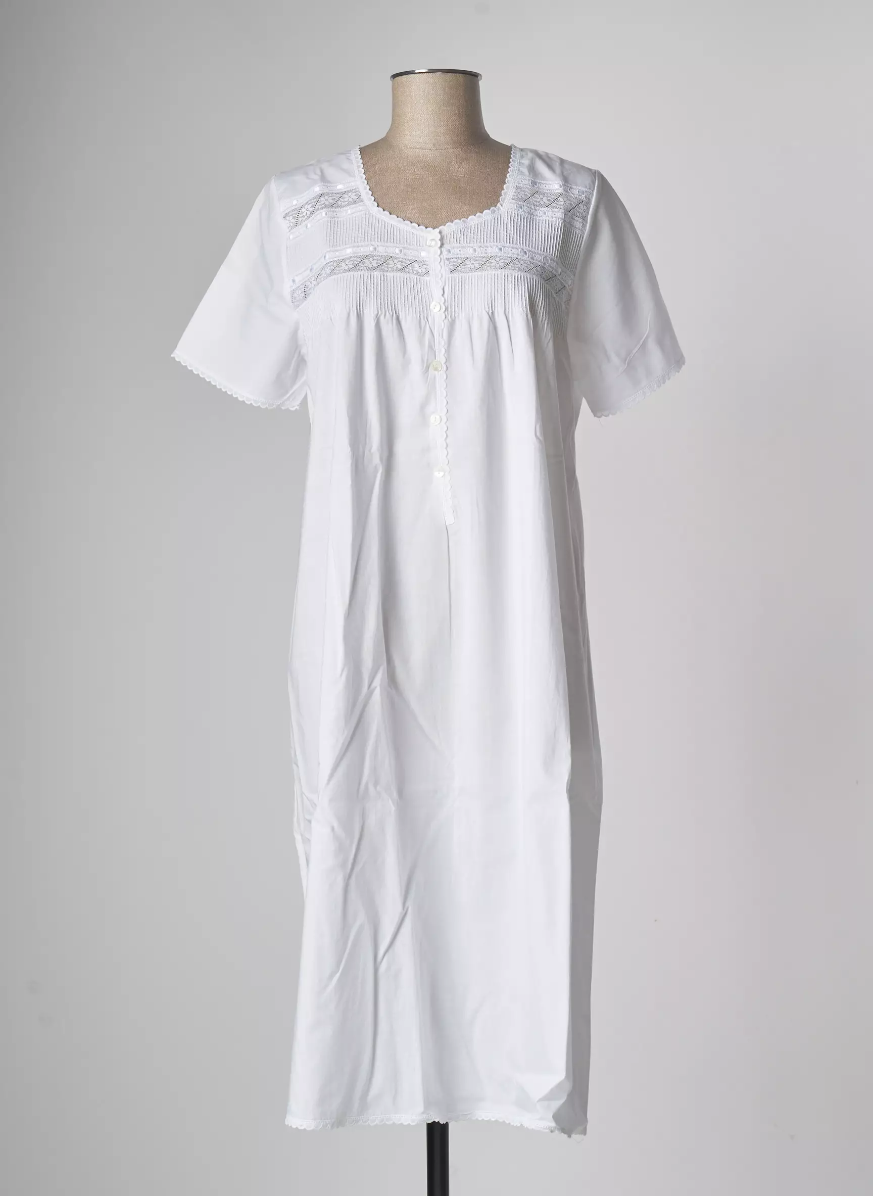 Canat Robes Mi Longues Femme couleur blanc
