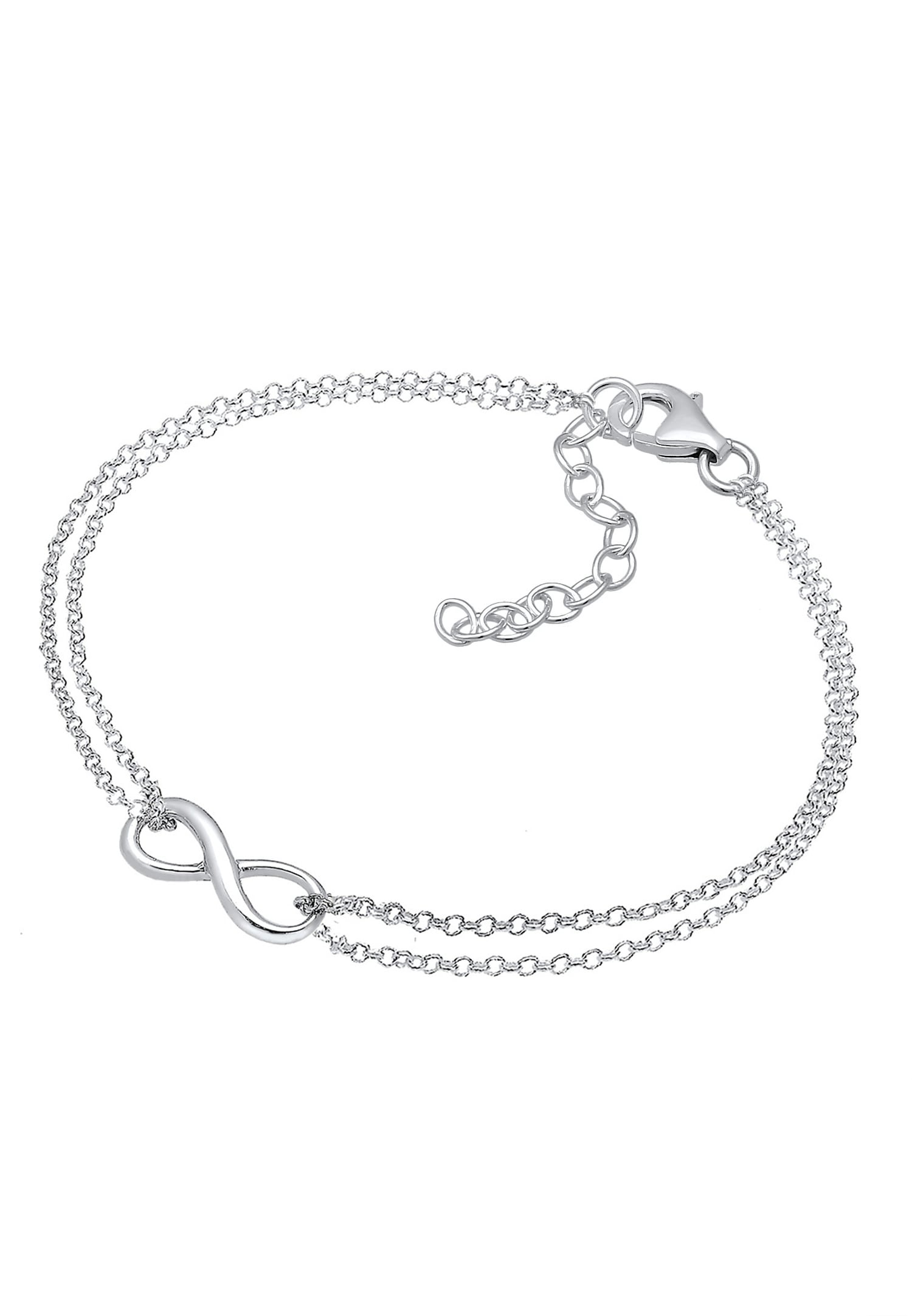 Dámsky náušnicový prsteň Elli Infinity Trend Symbol zo striebra 925