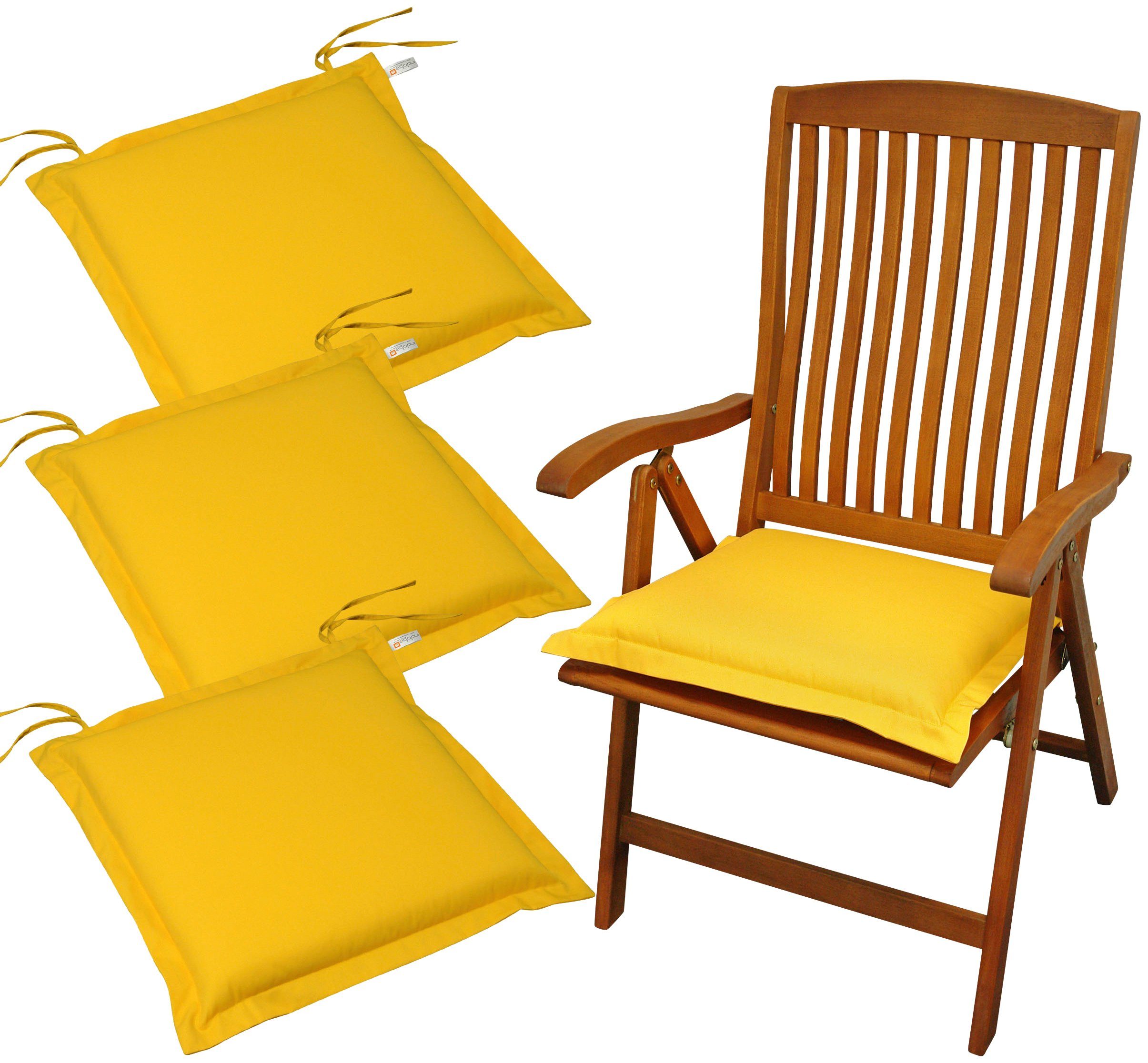indoba Sitzkissen Premium, 4er Set