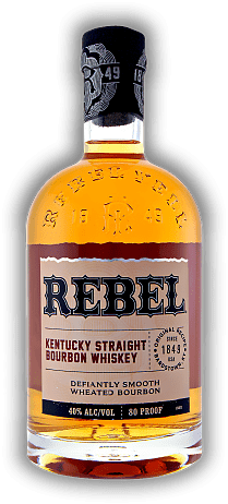 Rebel Yell Kentucky Straight Bourbon Rebel Yell Kentucky Straight Bourbon Goldene Farbe, feines Aroma und reichhaltiger Geschmack. 0,7	 Liter - Vol 40%