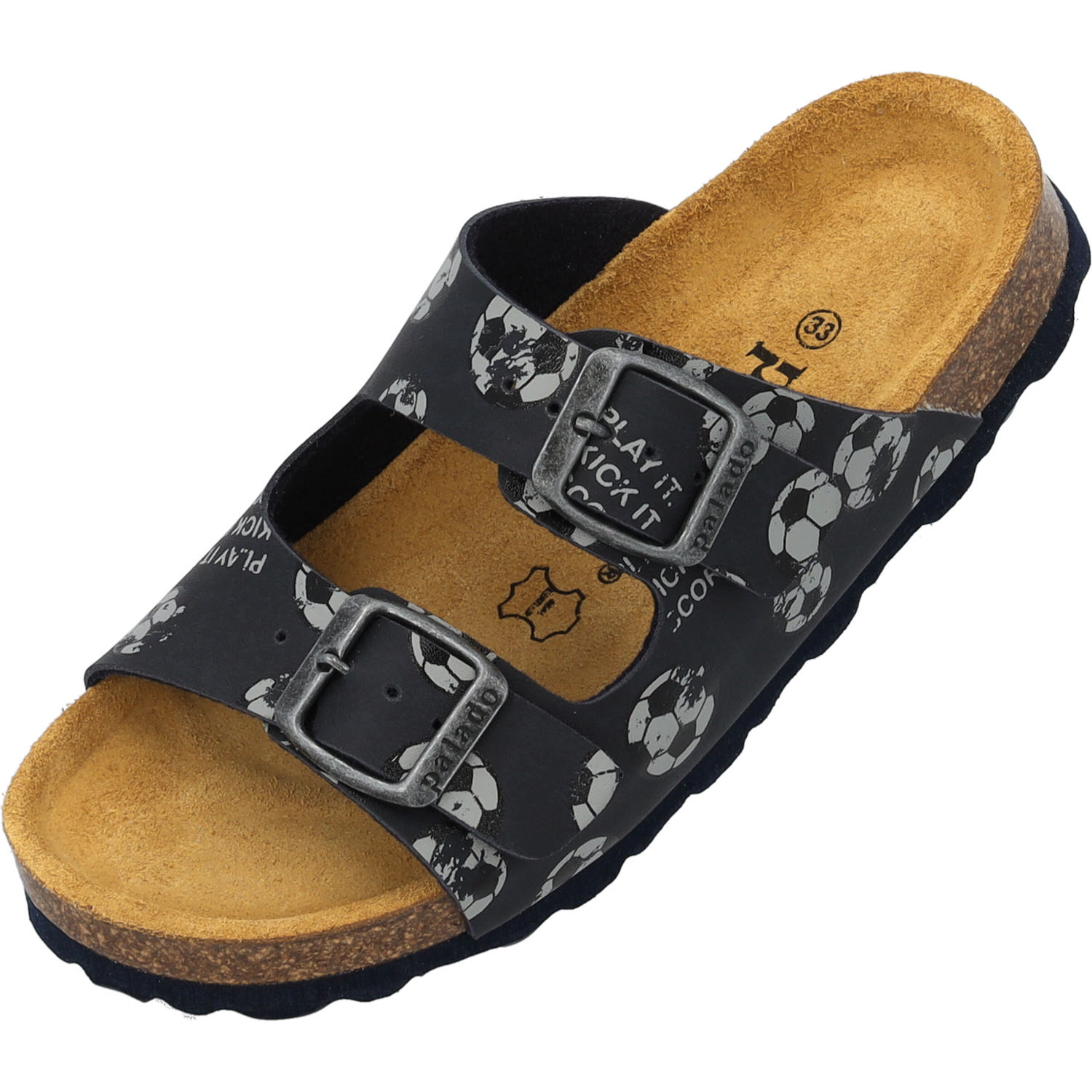 Palado Kids Korfu B Print, Pantoletten, Kinder, Dunkelblau Kicker