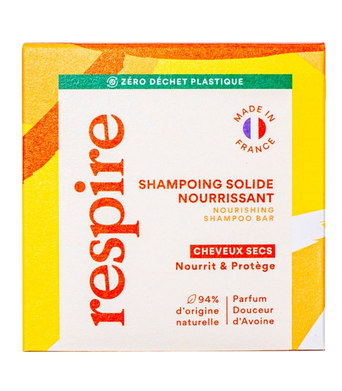 RESPIRE-SHAMPOING SOLIDE-Shampoing Solide Cheveux Secs