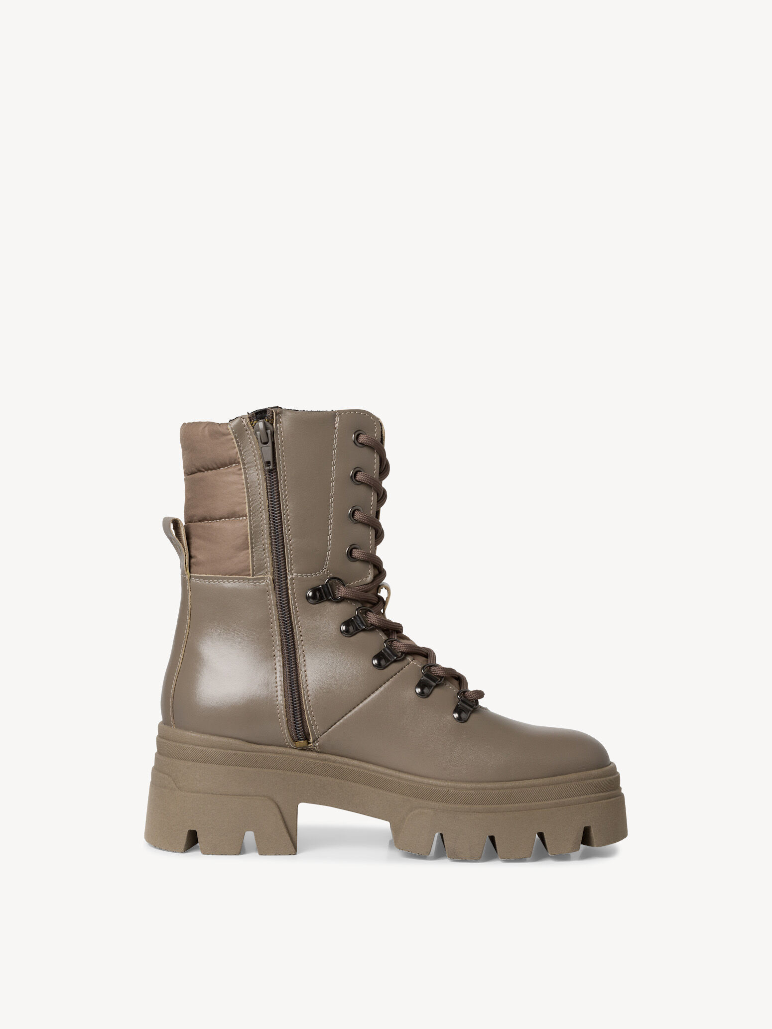 Bottine en cuir - vert