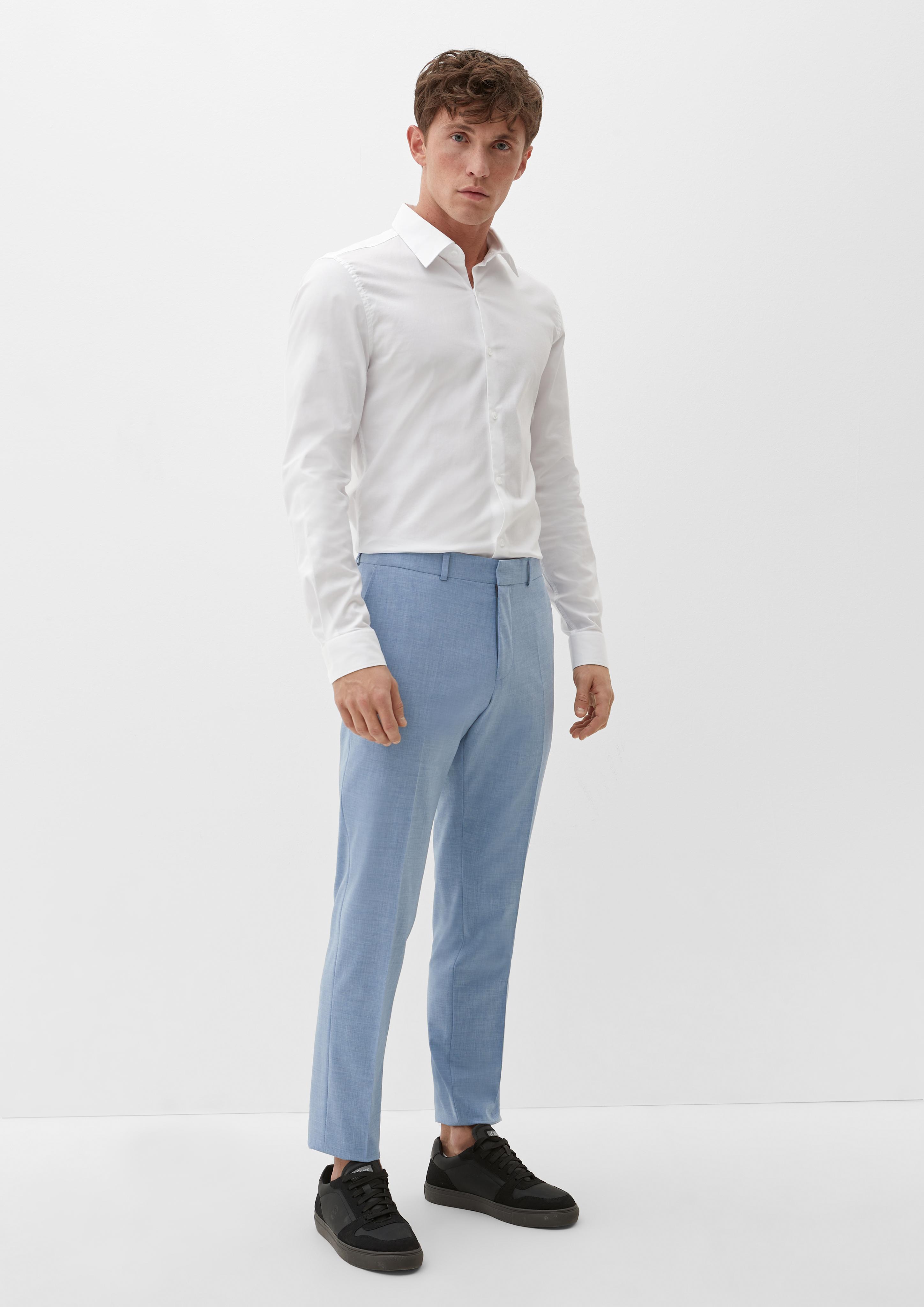 Slim: Hose aus Wollmix  2130194-52W3