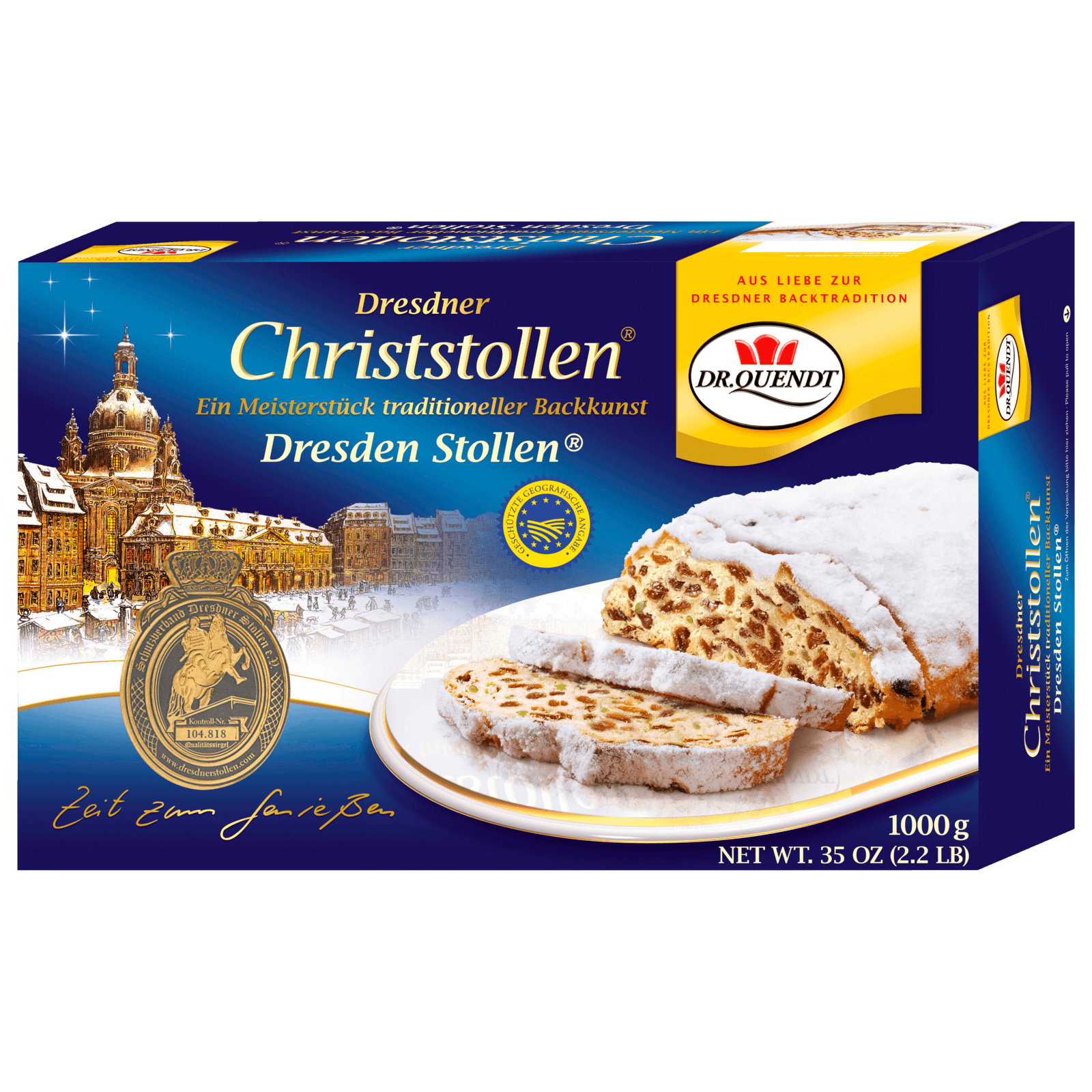 Dr. Quendt Echter Dresdner Christstollen 500g