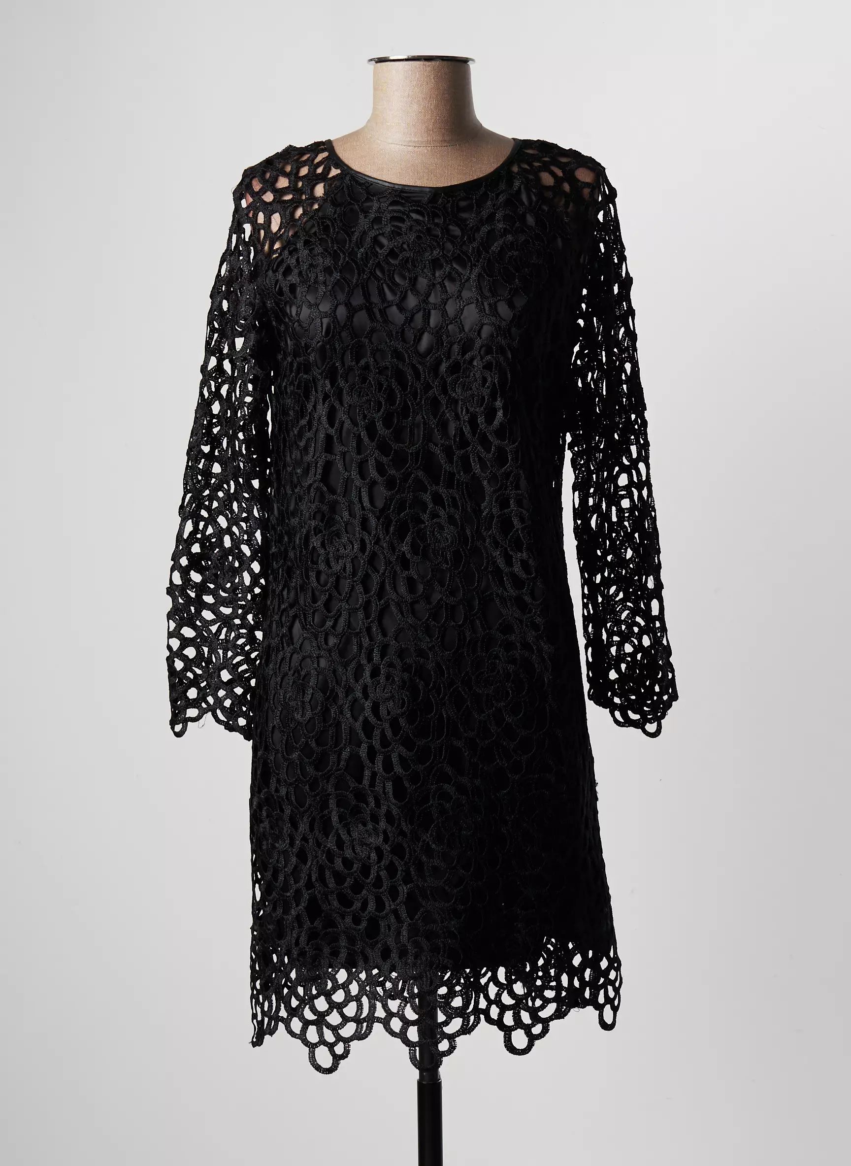 Just Addict Robes Mi Longues Femme couleur noir
