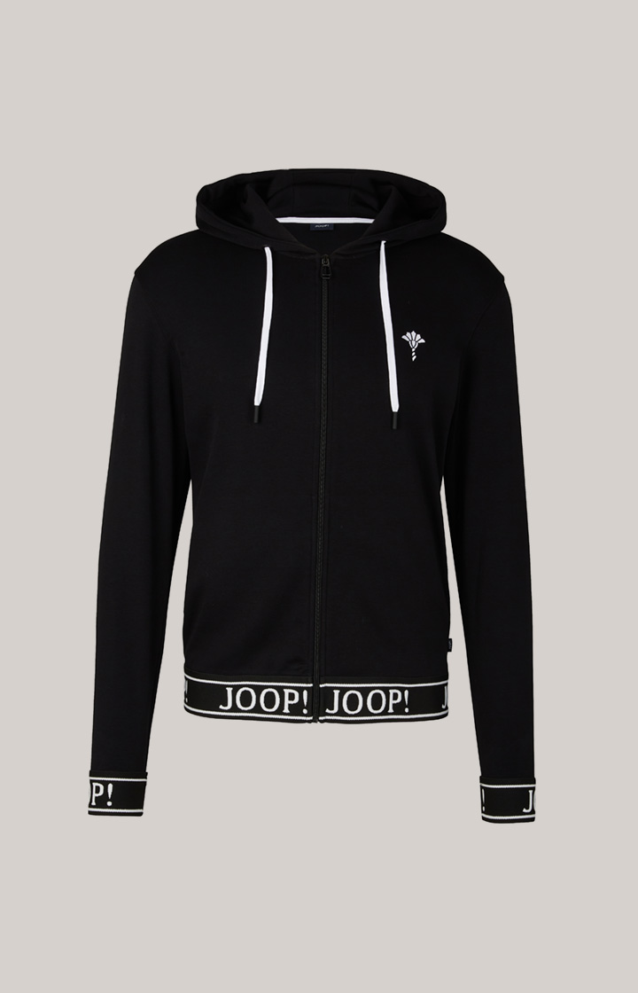 Sweatjacke in Schwarz