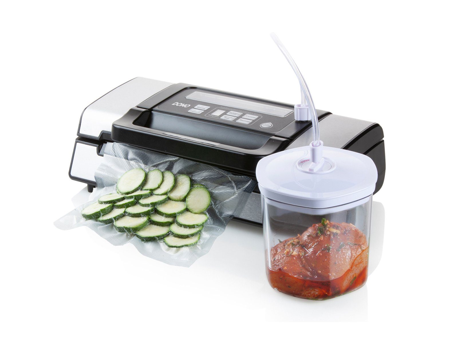 Domo Vakuumierer, 130W, Einschweiß-Gerät Foodsaver Sous Vide Lebensmittel aufbewahren