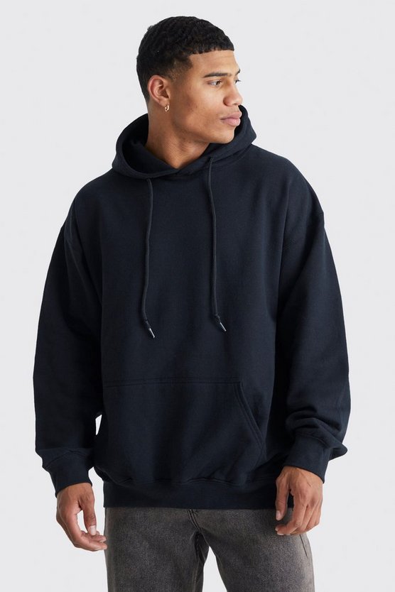 Oversize Hoodie mit Pour Homme Print