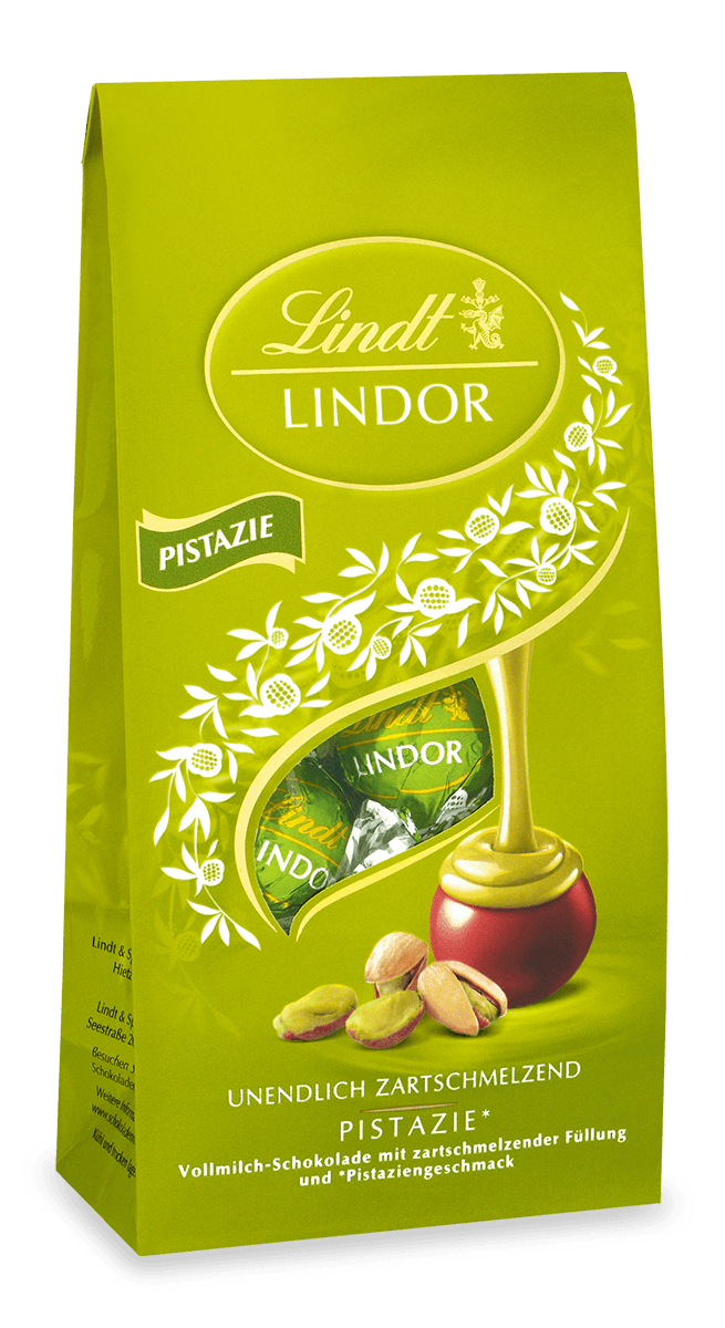 LINDOR Kugel Beutel Pistazie, 137g