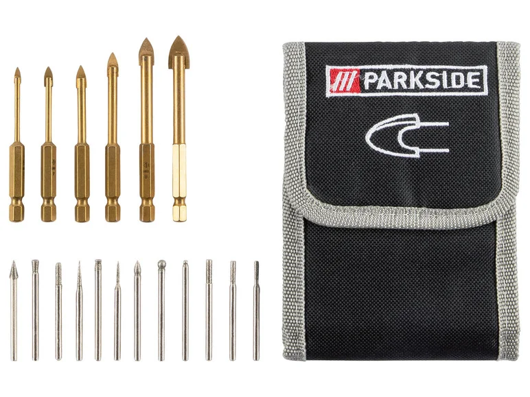 Acessórios PARKSIDE® Perçage, 18 peças