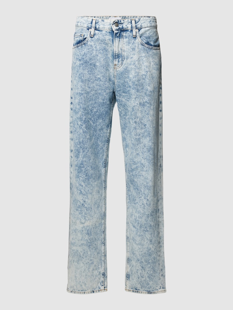 Straight Leg Jeans im 5-Pocket-Design Modell '90 S' in jeans