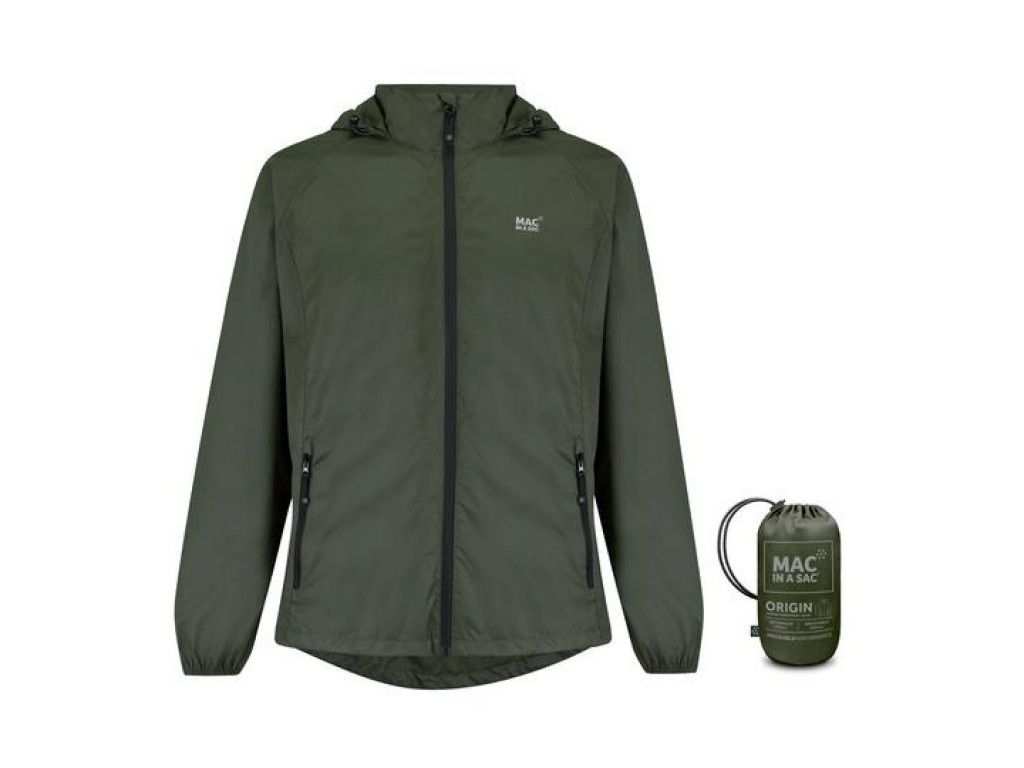 Mac in a Sac Khaki Unisex Regenjacke