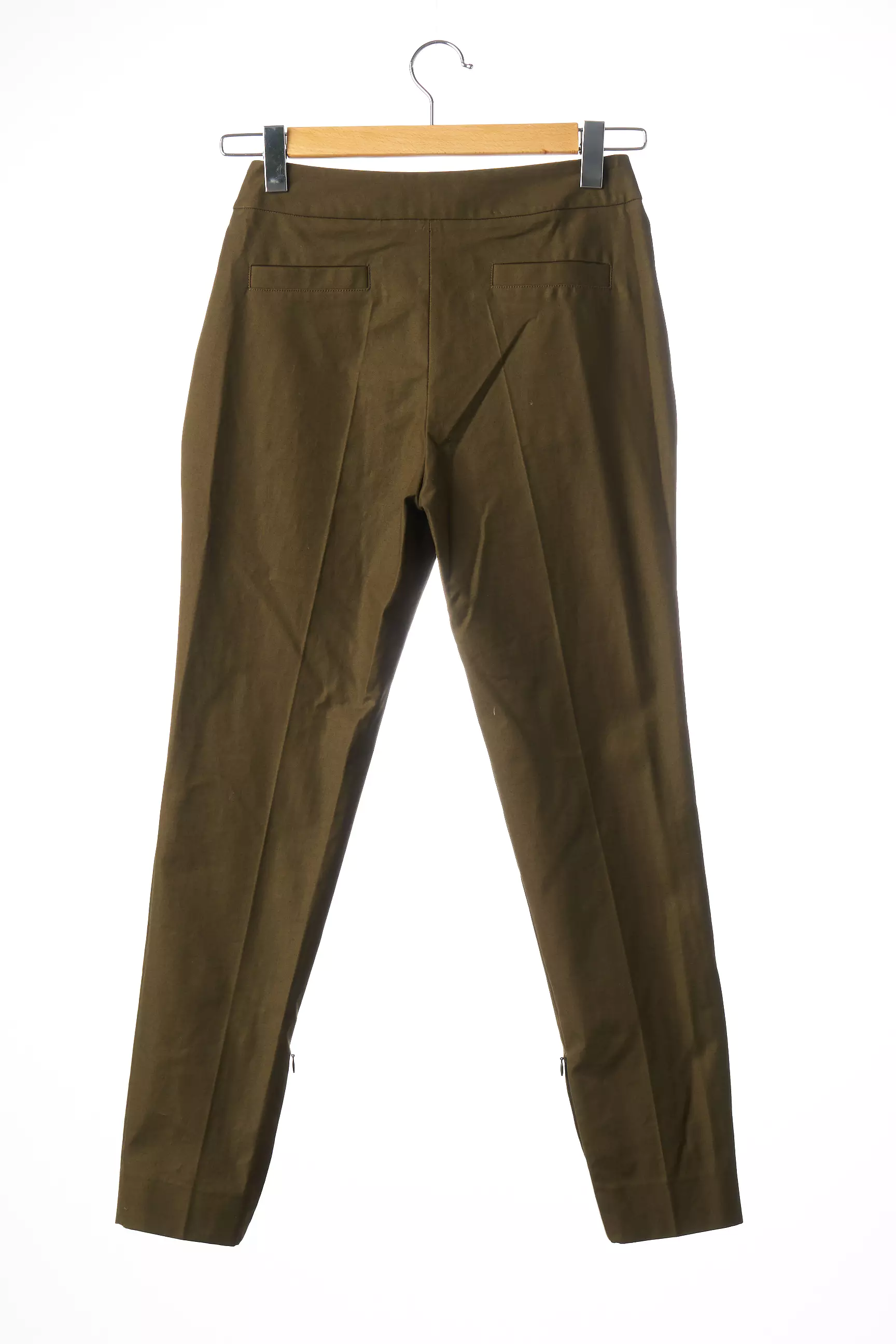 Courreges Pantalon7 8 Femme couleur vert