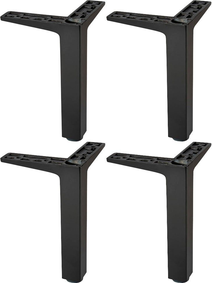 Müller SMALL LIVING Möbelfuß VERTIKO PLY, (Set, 4), passend zu den Regalelementen VERTIKO PLY