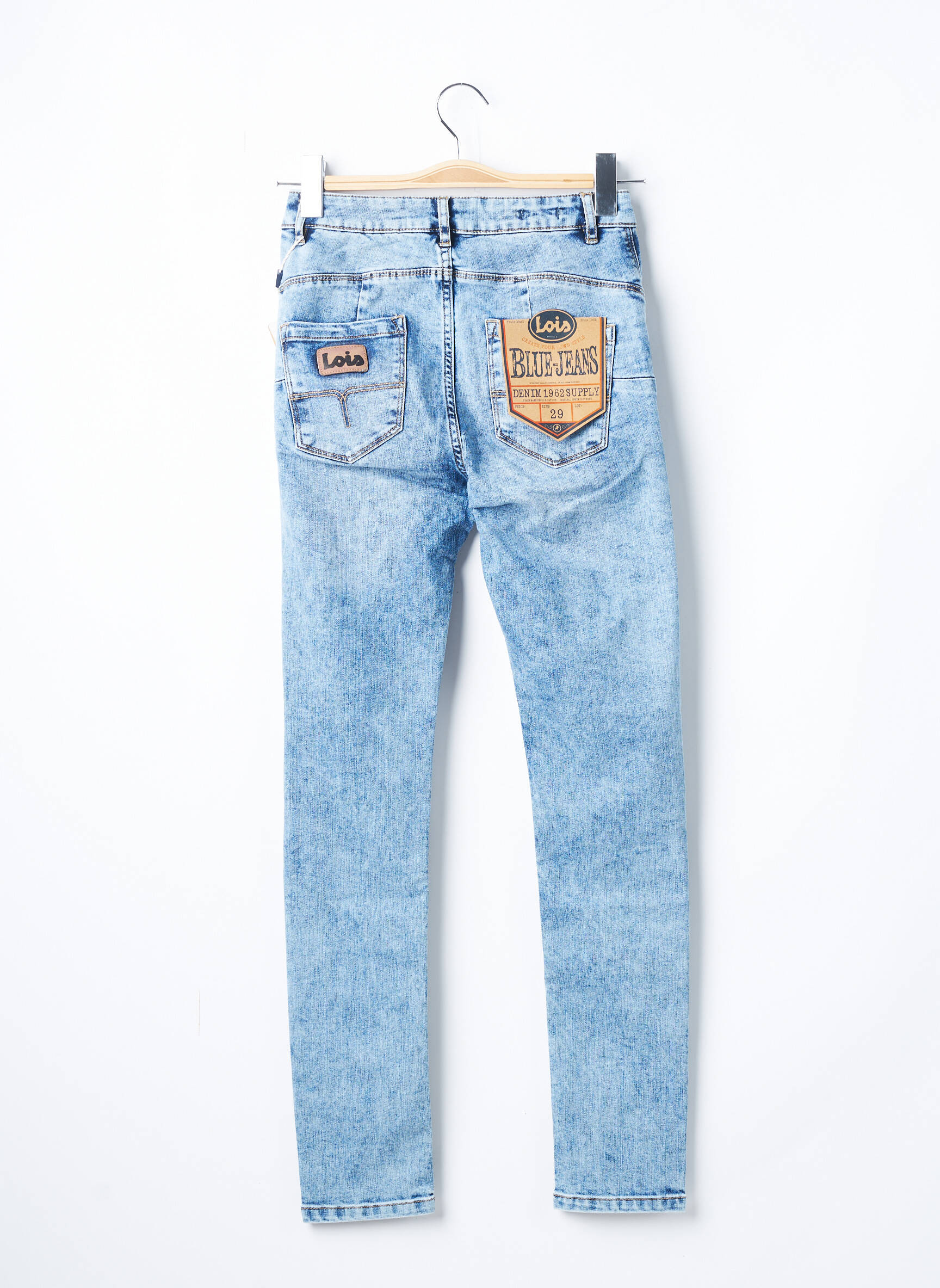 Lois Jeans Coupe Slim Femme couleur bleu