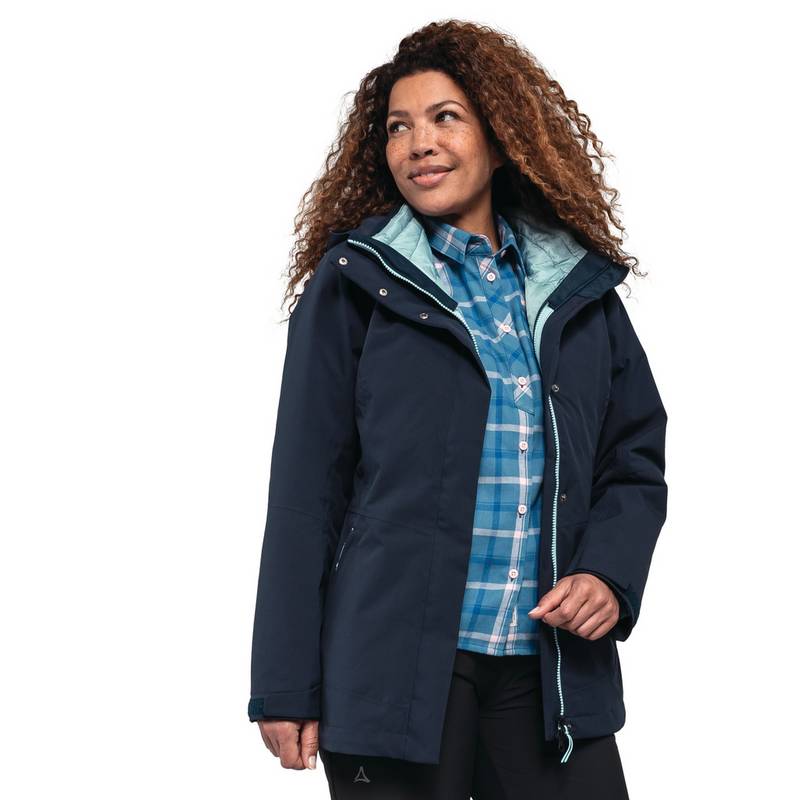 Schöffel 3in1 Jacket Auerspitz L Outdoorjacke Damen