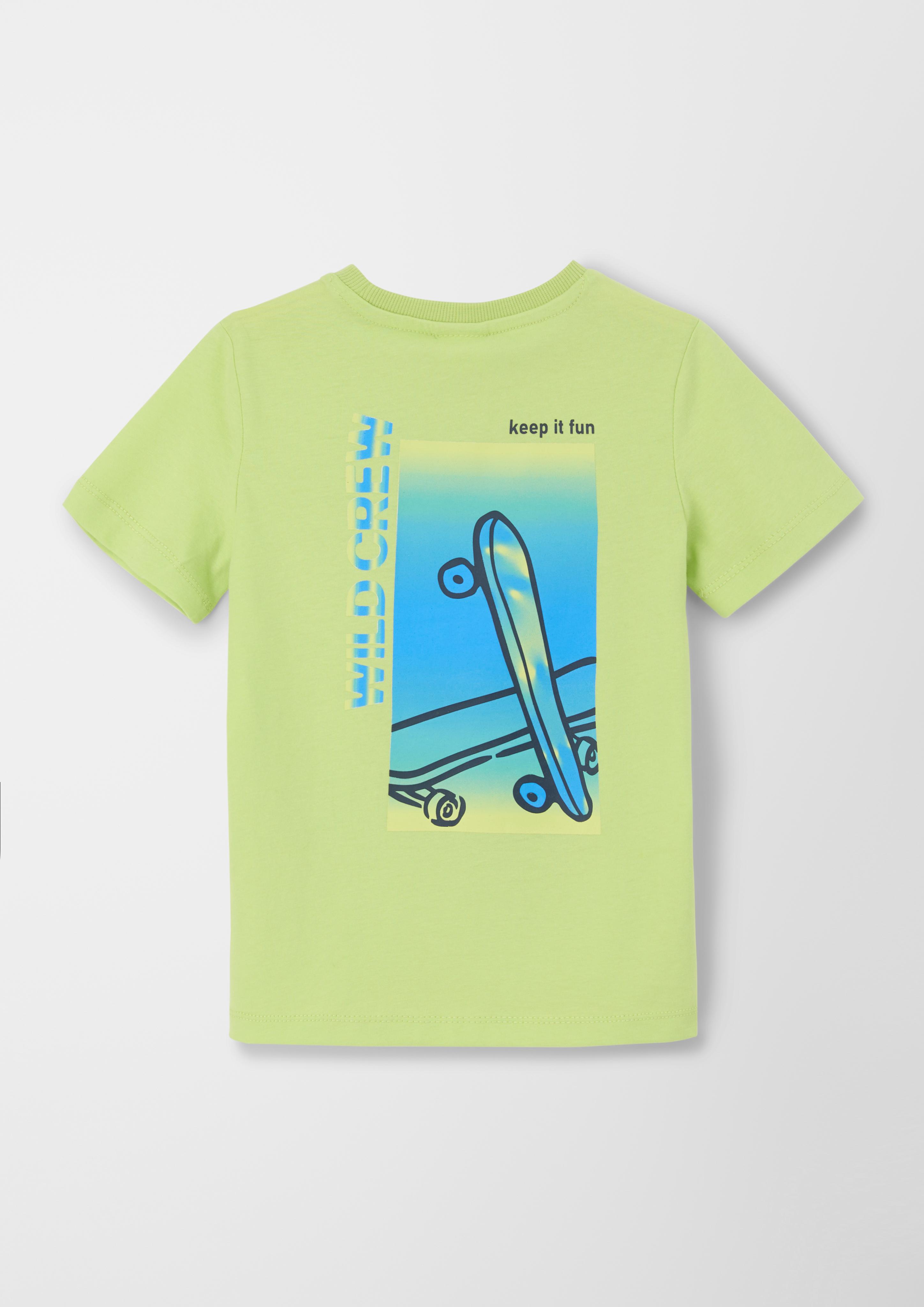 T-Shirt mit großem Backprint  2130646-7040