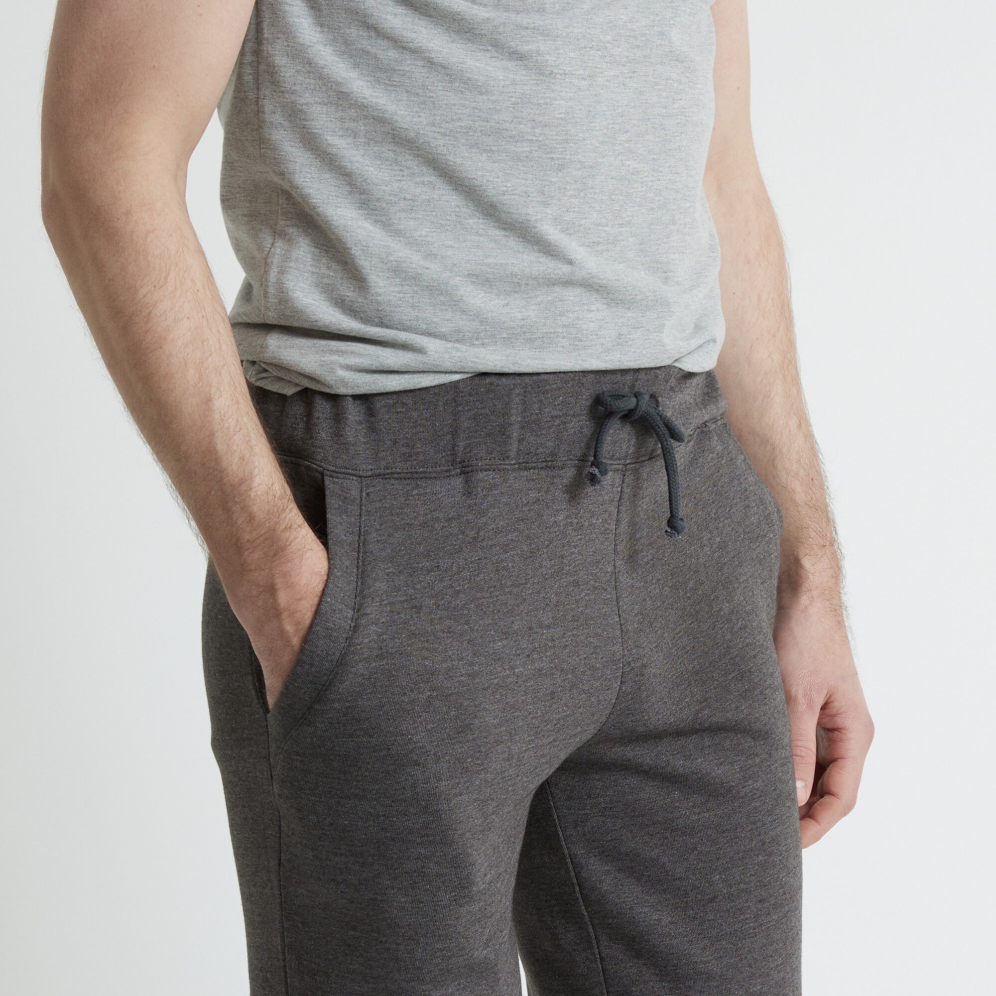 Pantalon jogging molleton bas droits