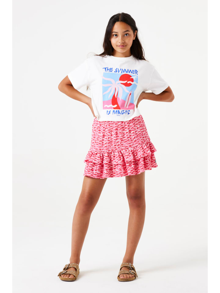 Garcia Sommerrock mit Rüschen in soft pink günstig kaufen
