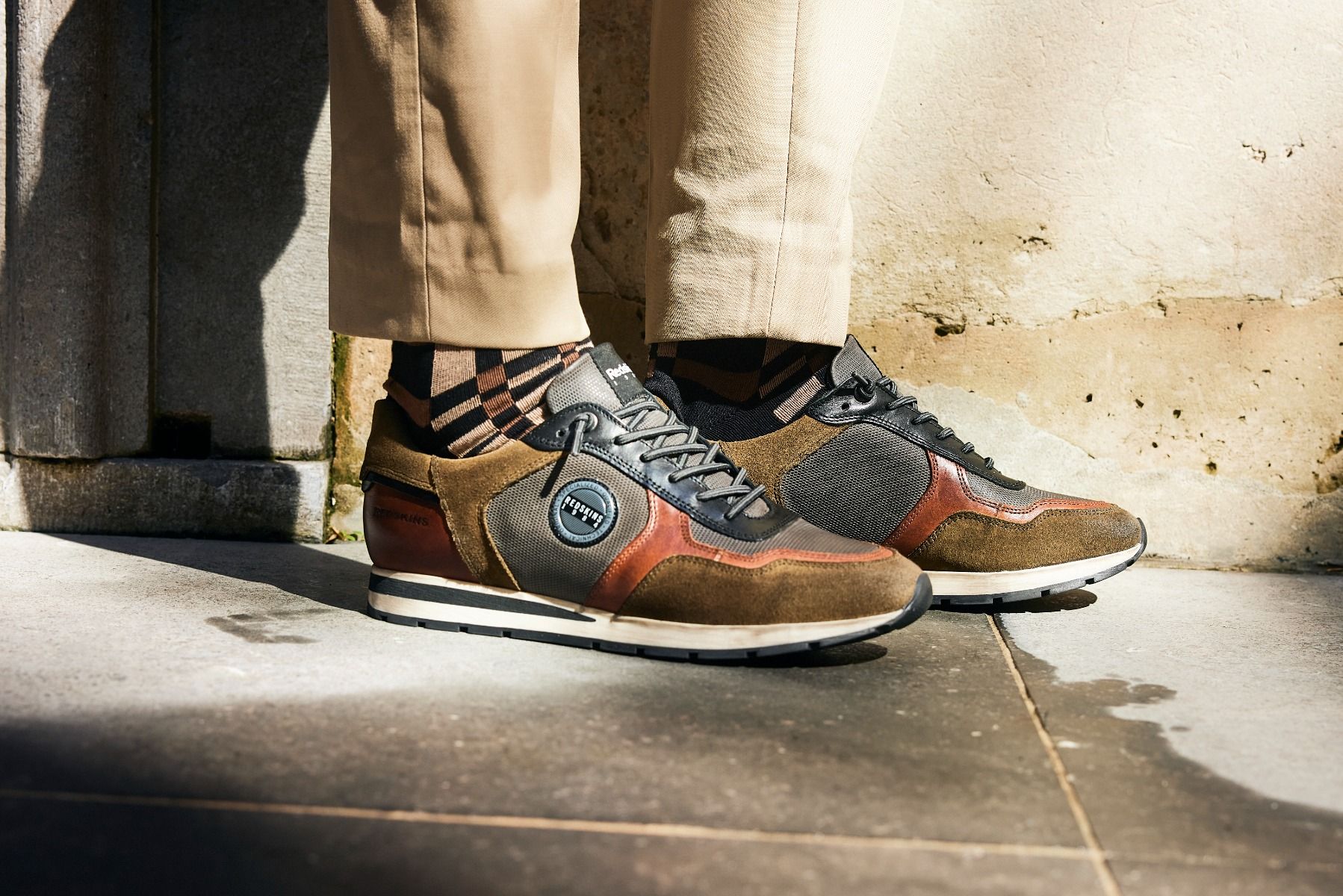 Redskins  STITCH 2 - cognac kaki