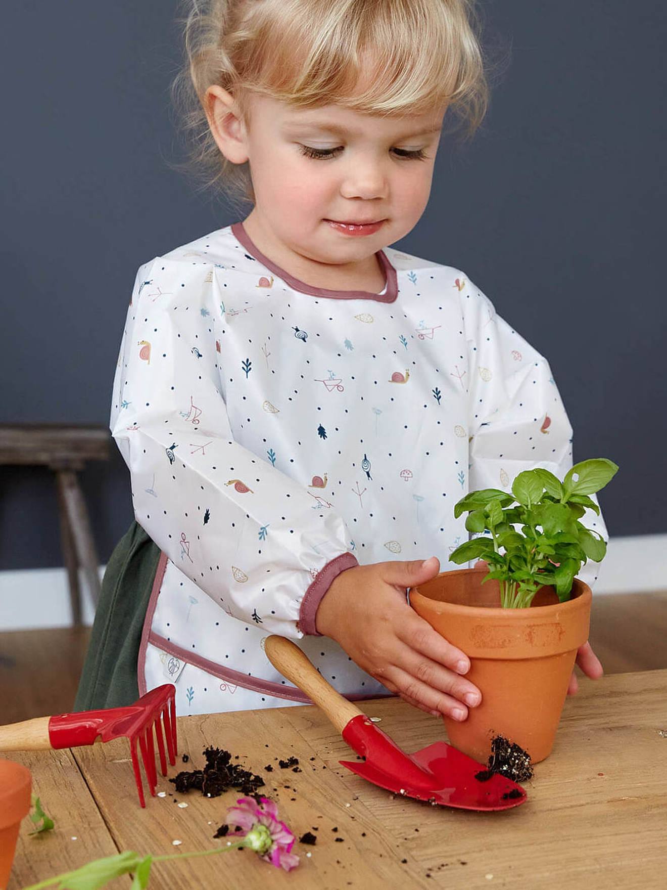 Lässig Baby 2er-Set Ärmellätzchen LÄSSIG - weiß bedruckt