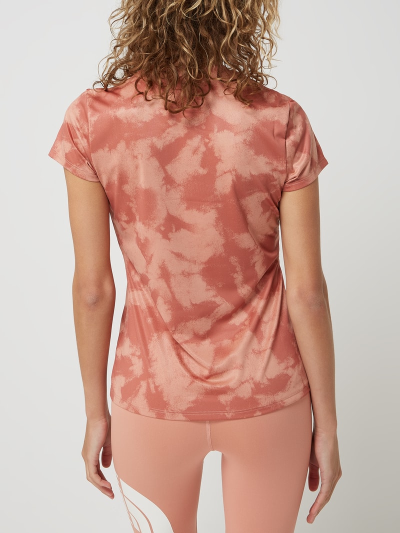 T-Shirt mit Logo Modell 'Reaxion' in rosa