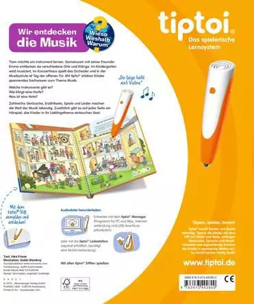 tiptoi® Wieso? Weshalb? Warum? Wir entdecken die Musik