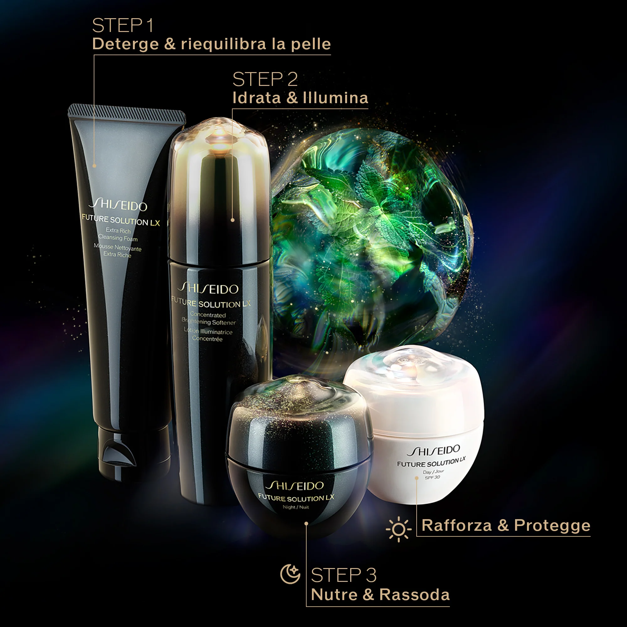Lotion tonique éclaircissante concentrée Future Solution Lx