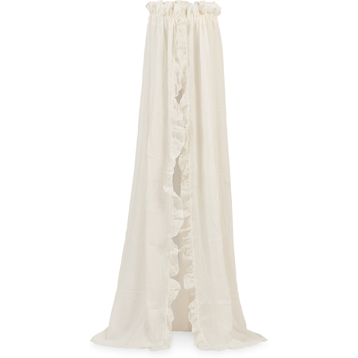 Baldachin Betthimmel Vintage 155 cm ruffle ivory