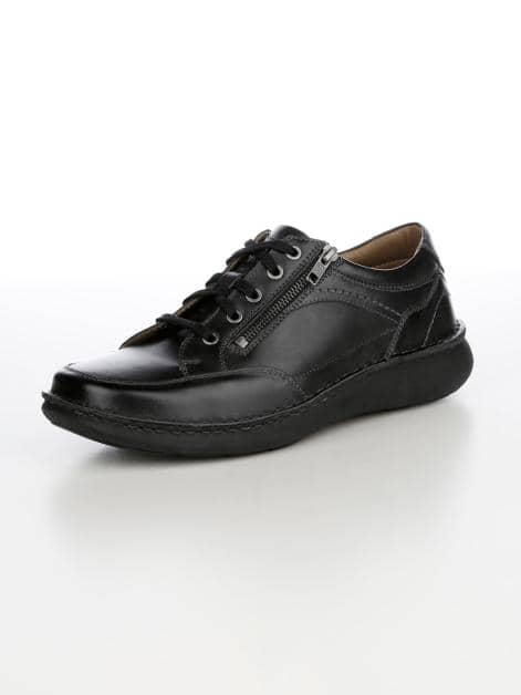 Schnürschuh mit zusätzlichem Reißverschluss