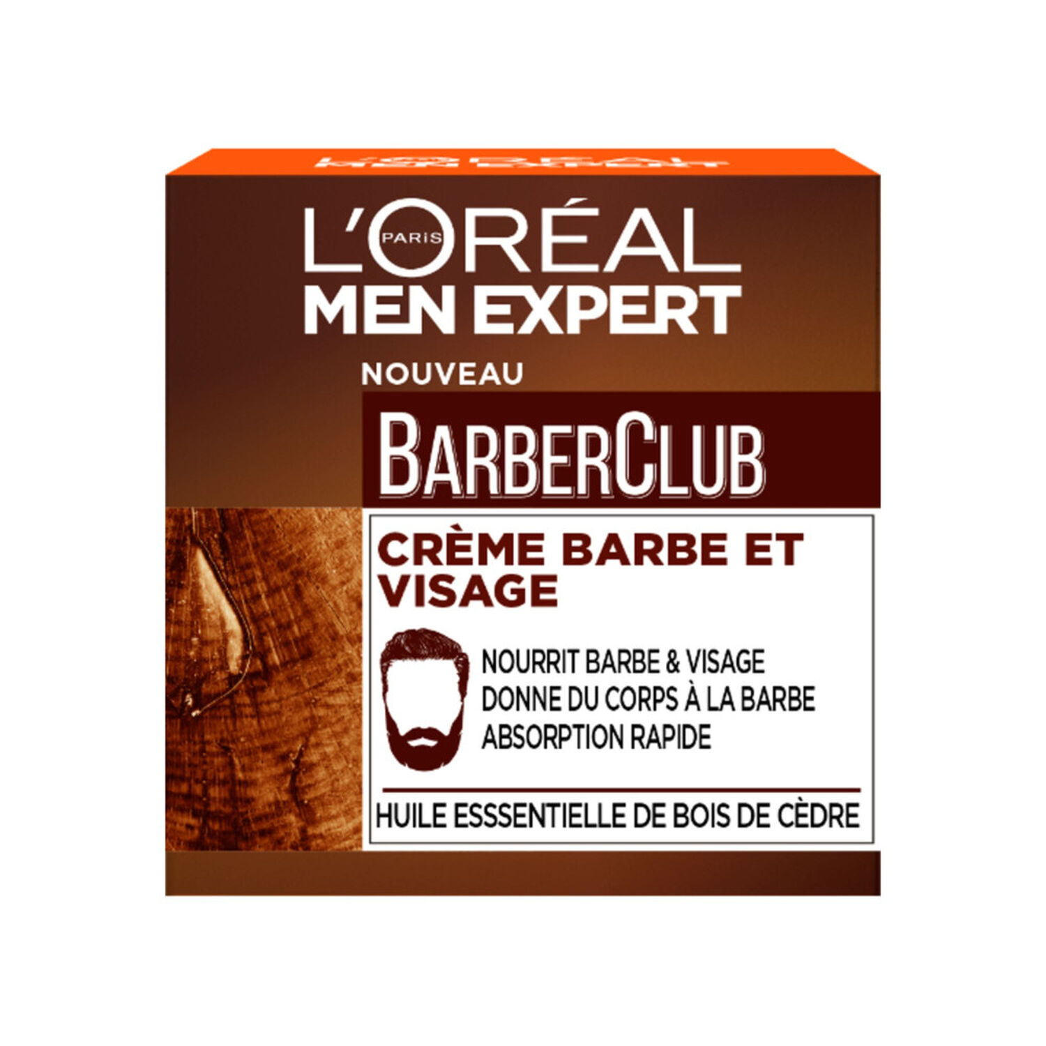 L'Oréal Paris Men Expert BarberClub Crème nourrissante Barbe et Visage