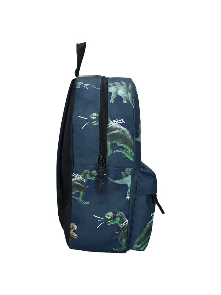 COFI 1453 Skooter Dino Kinderrucksack – Verstärkt &gepolsterten Gurten in Blau günstig kaufen 39 cm