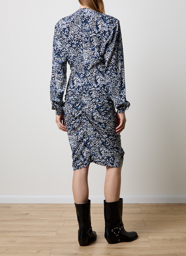 Abito midi Hermina di Isabel Marant in misto seta con spalline