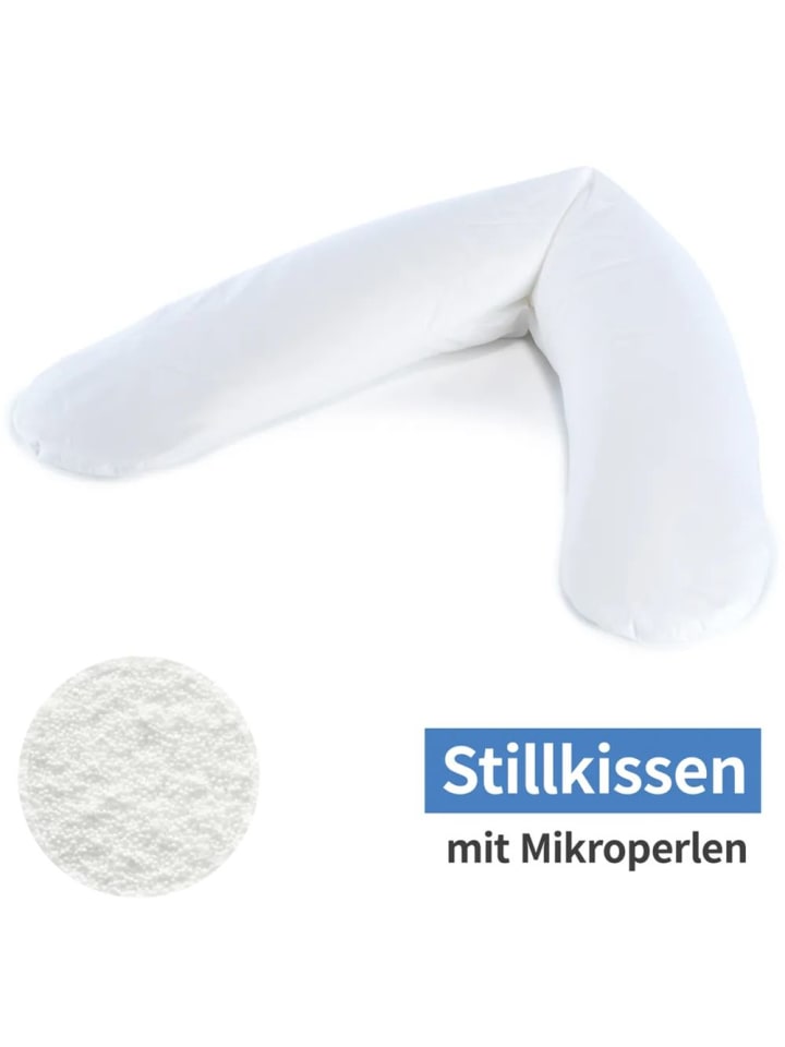Theraline Stillkissen Das Original - Mikroperlen-Füllung 190 in weiss günstig kaufen onesize