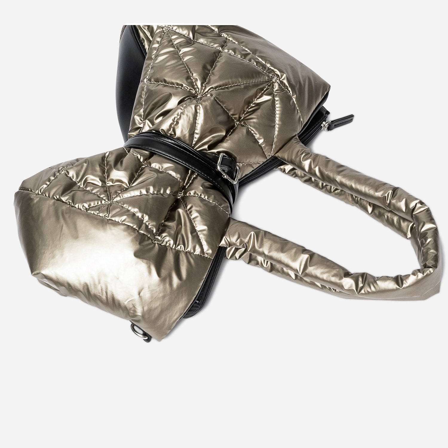 Sac à main TEXTO matelassé bronze