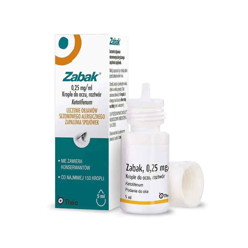 Zabak akių lašai 5 ml