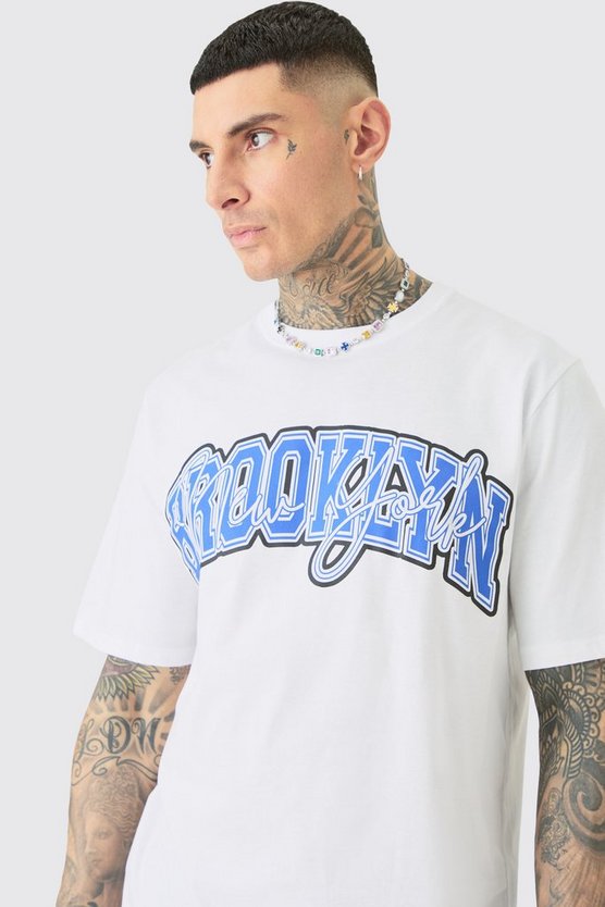 Tall T-Shirt und Shorts mit Brooklyn-Print
