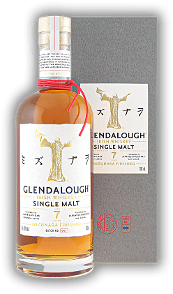 Glendalough 7 Years Old Single Malt Mizunara Oak Finished Irish Whiskey 46% Glendalough 7 Years Old Single Malt Mizunara Oak Finished Irish Whiskey 46%  Alter 7 J. - 0,7	 Liter - Vol 46%