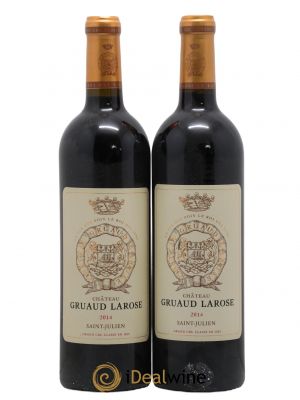 Château Gruaud Larose 2ème Grand Cru Classé  2014 - Lot de 2 Bouteilles