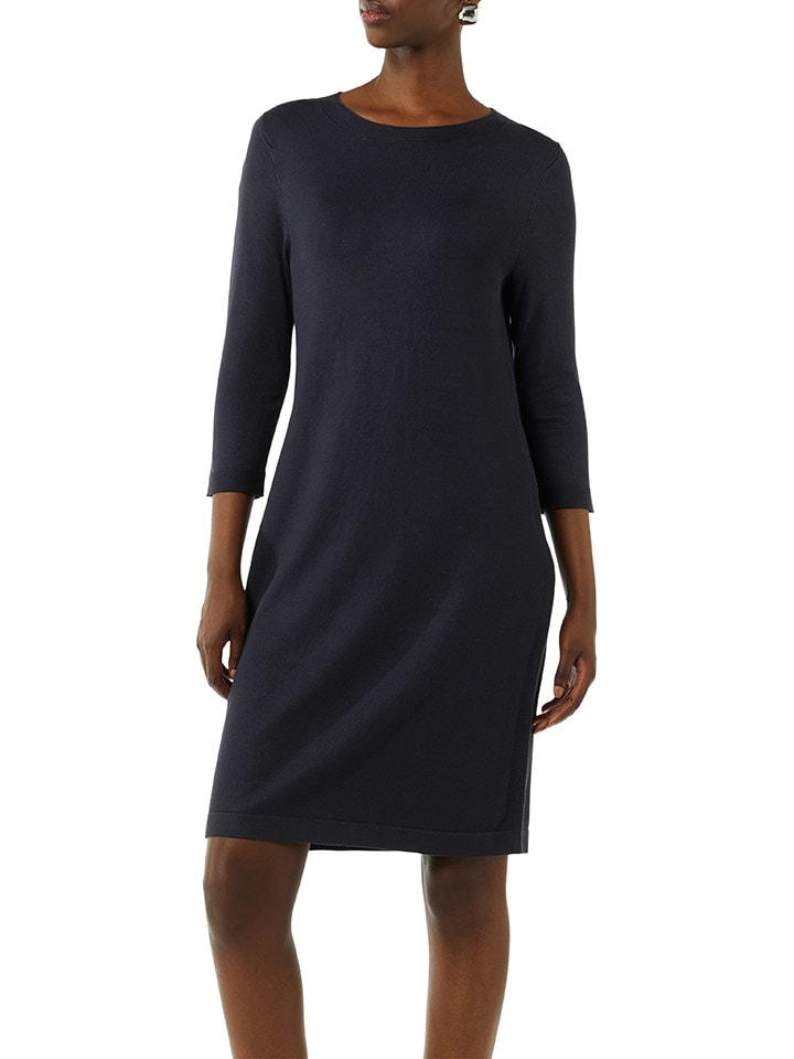comma Kleid in Dunkelblau günstig kaufen