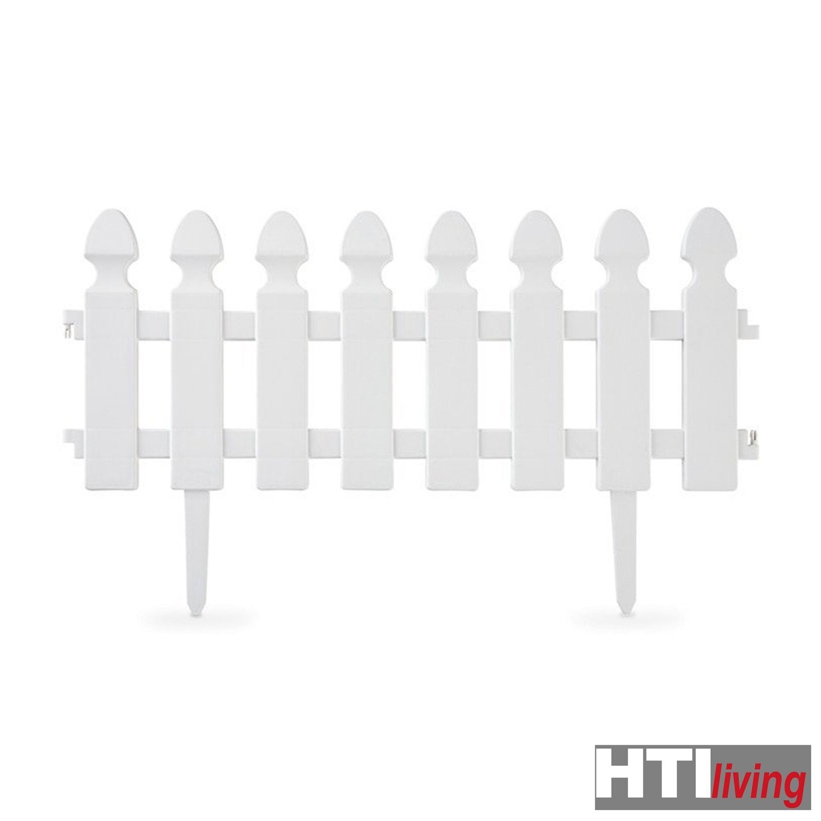 HTI-Living Beetbegrenzung Zierzaun Palisade Nessa, Beeteinfassung Beetbegrenzung
