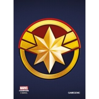 Gamegenic - Marvel Champions Art Sleeves - Captain Marvel (50 + 1)