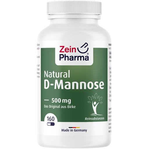 NATURAL D-Mannose 500 mg Kapseln  160 St  Kapseln