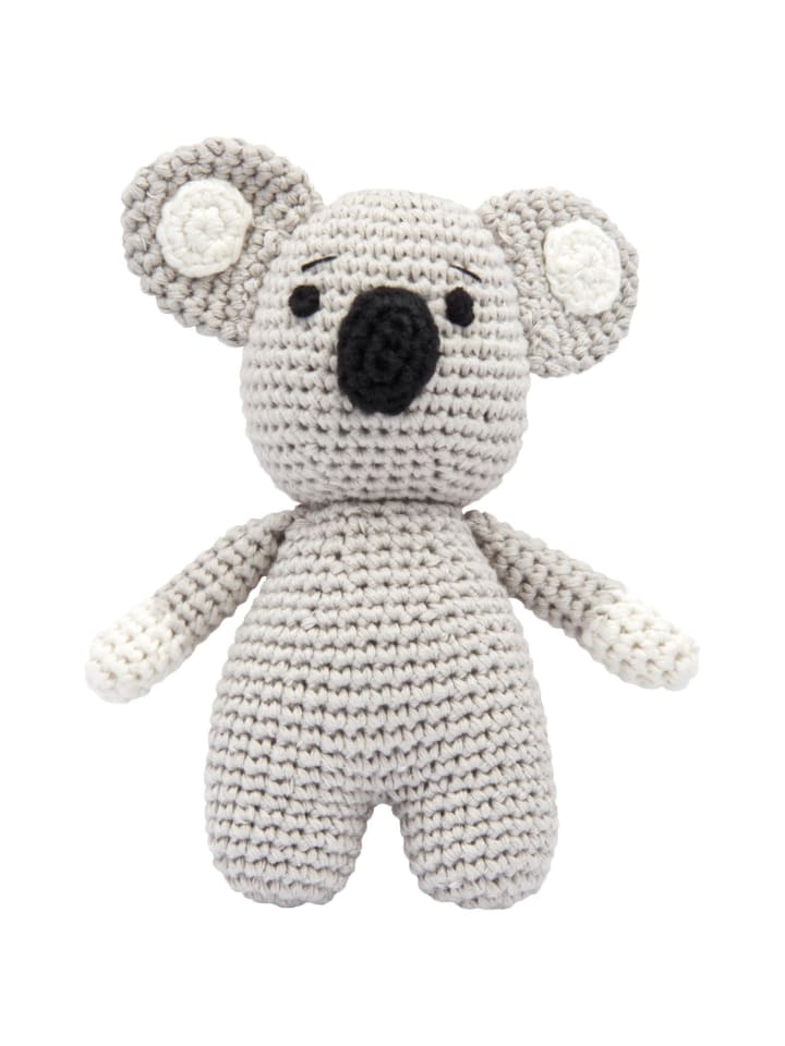 miniHeld Handgestrickter Koala zur Geburt oder Babyparty aus Baumwolle 0 Monate günstig kaufen onesize