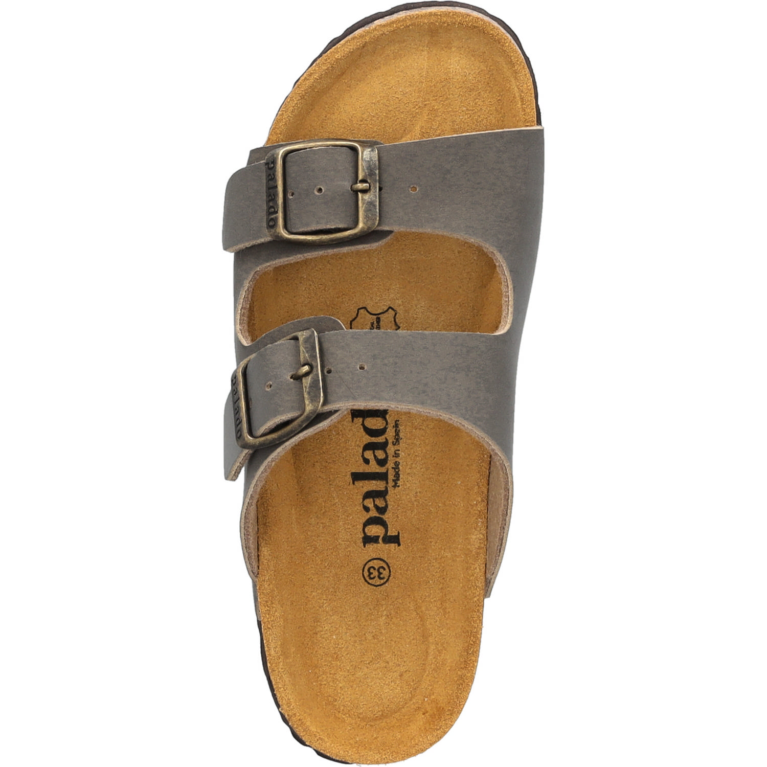 Palado Kids Korfu B Basic, Pantoletten, Kinder, Braun/Velours