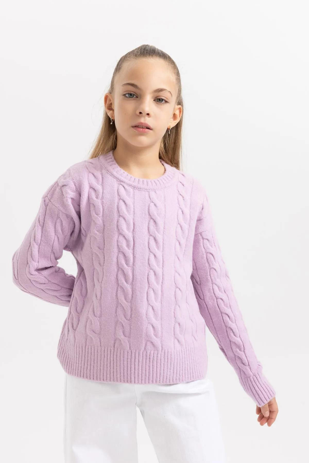 DeFacto  Pullover mit Rundhalsausschnitt für Mädchen B1556a823wn