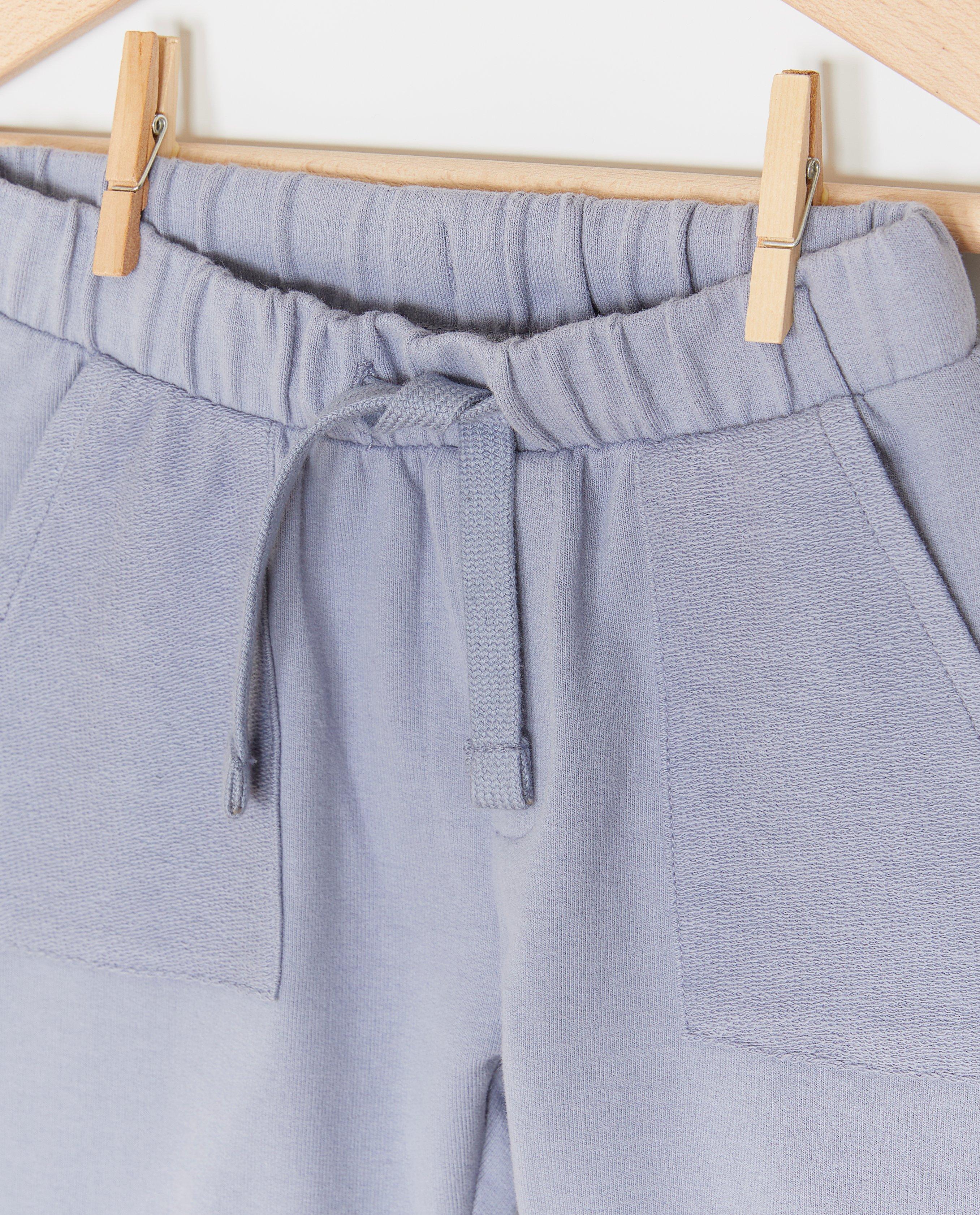 Pantaloni jogging albaștri pentru nou-născuți 50-68