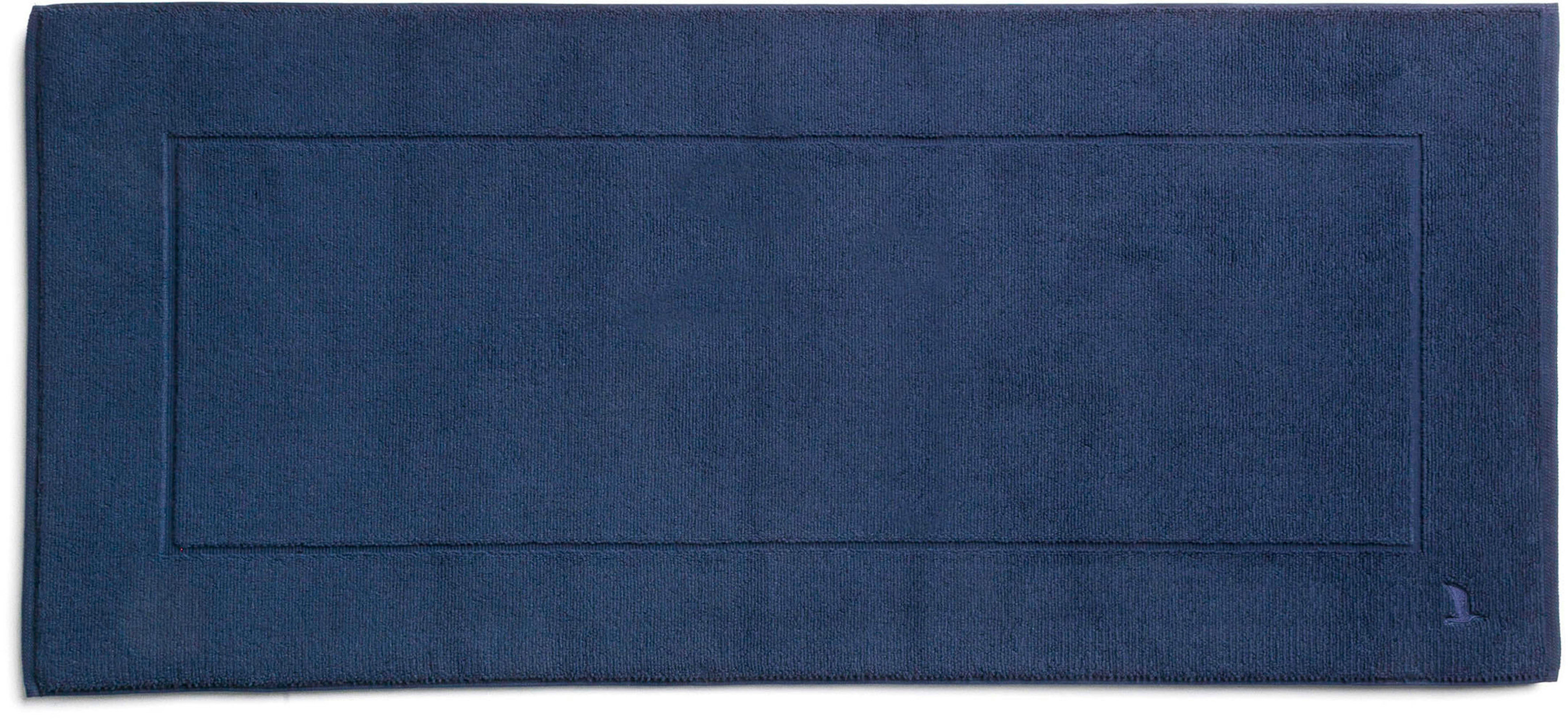 Badematte Essentail/Superwuschel Möve, Höhe 8 mm, beidseitig nutzbar, fußbodenheizungsgeeignet, Baumwolle, quadratisch