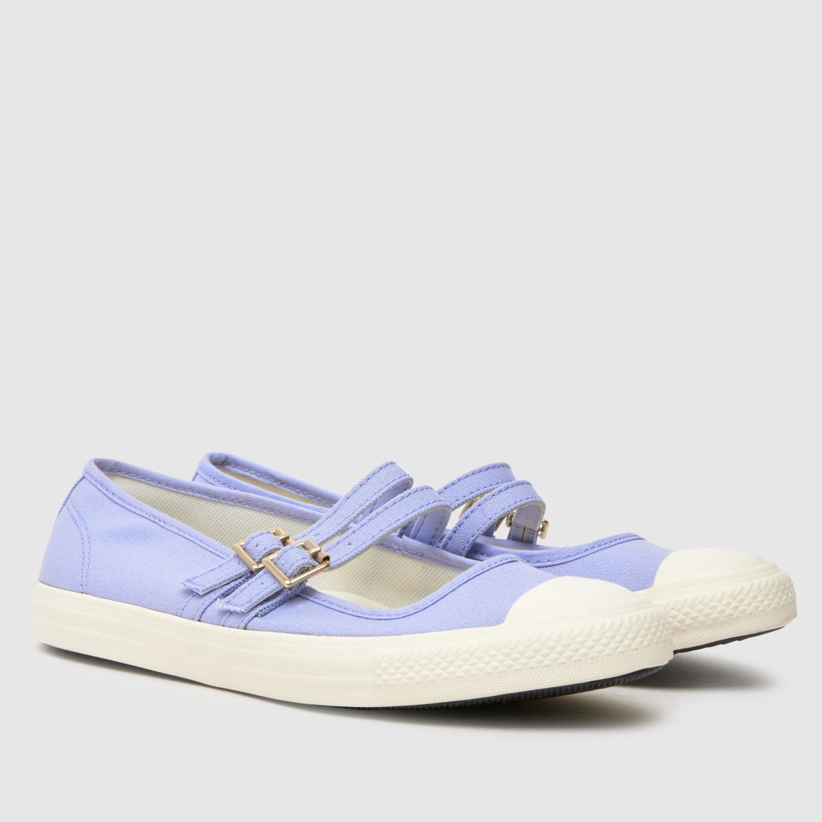 Converse All Star – Lila, eleganta Mary Jane-sneakers